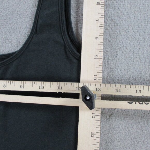 SKIMS Cotton Jersey Tank Womens Small Soot Black Casual Shirt Crop Top NWT NEW - Picture 7 of 10